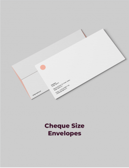 Cheque Size Envelopes