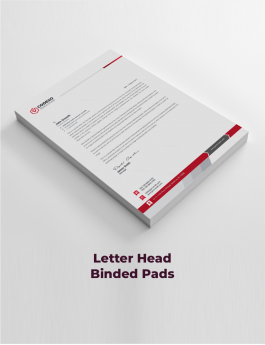Letter Head - Binded Pads