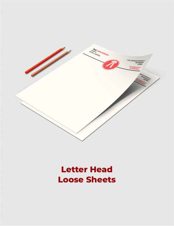 Letter Head - Loose Sheets
