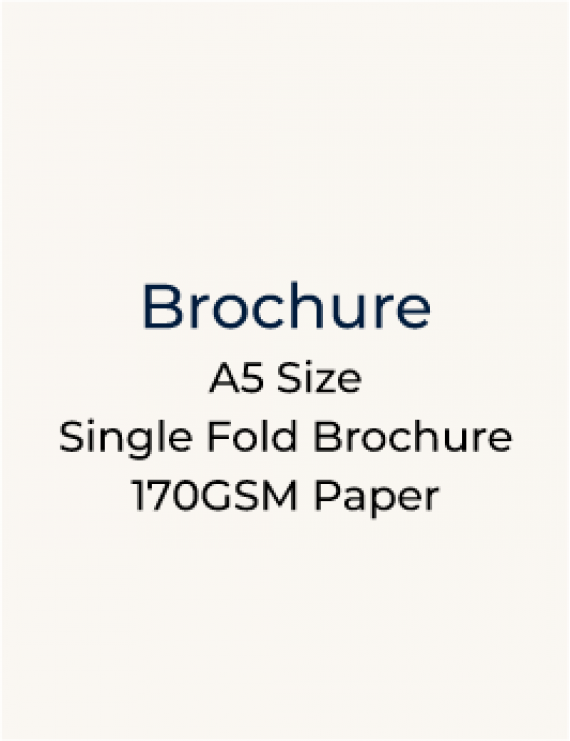 A5 Brochure - 170GSM Paper