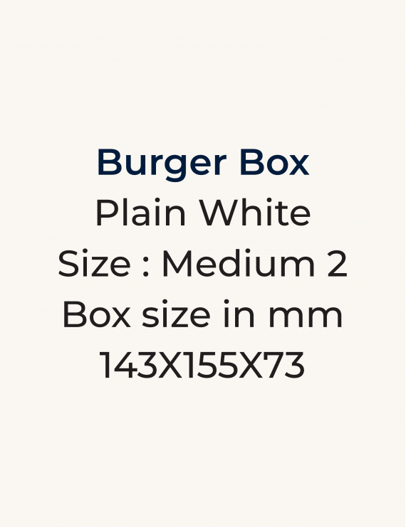 Medium Burger Box-2 (143 x 155 x 73)