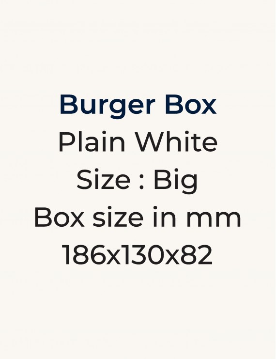 Big Burger Box (186 x 130 x 82)