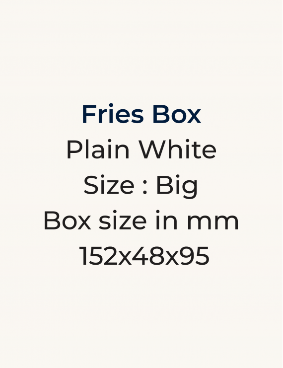 Fries Box - Big (152 x 48 x 95)