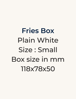 Fries Box - Small (118 x 78 x 50)
