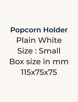 Popcorn Holder-Small (115 x 75 x 75)