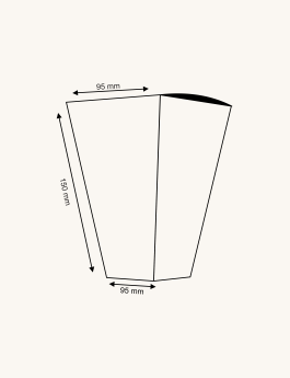 Popcorn Holder-Big (150 x 95 x 95)