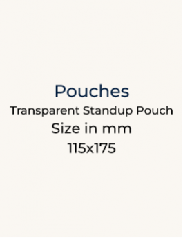 Transparent Standup Pouch - 115 x 175mm