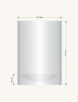 Transparent Standup Pouch - 115 x 175mm