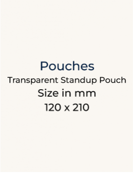 Transparent Standup Pouch - 120 x 210mm