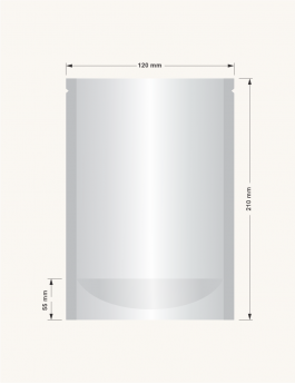 Transparent Standup Pouch - 120 x 210mm