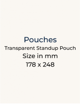 Transparent Standup Pouch - 178 x 248mm