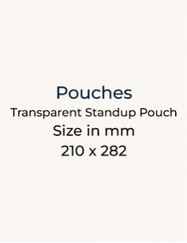 Transparent Standup Pouch - 210 x 282mm
