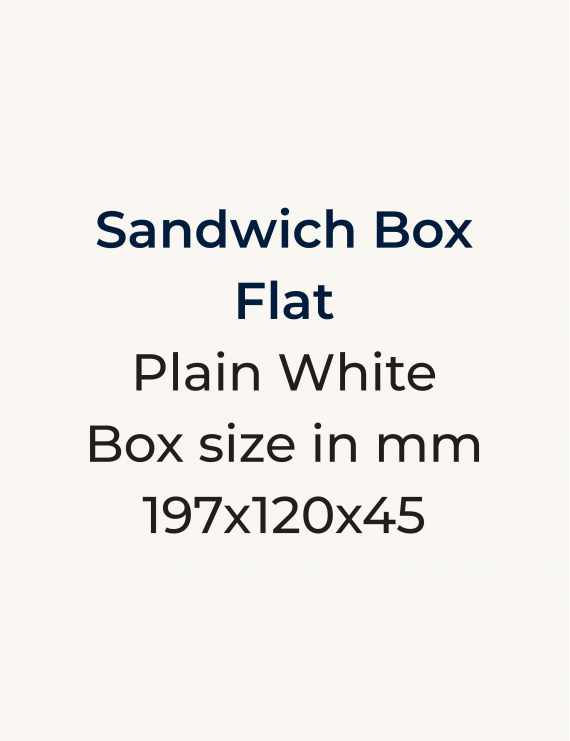 Sandwich Box - Flat (197 x 120 x 45)