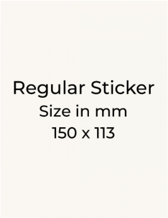 Stickers - 150 x 113mm