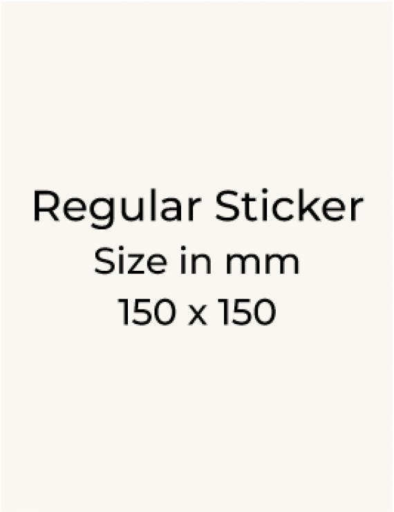 Stickers - 150 x 150mm