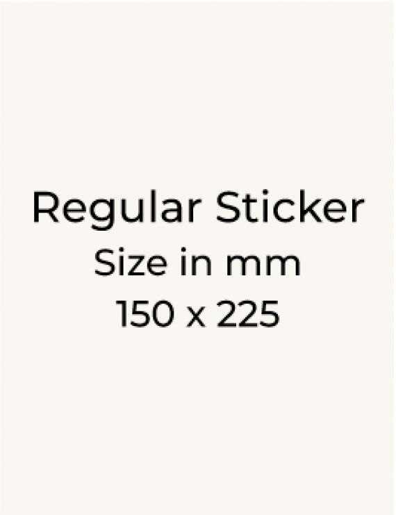 Stickers - 150 x 225mm