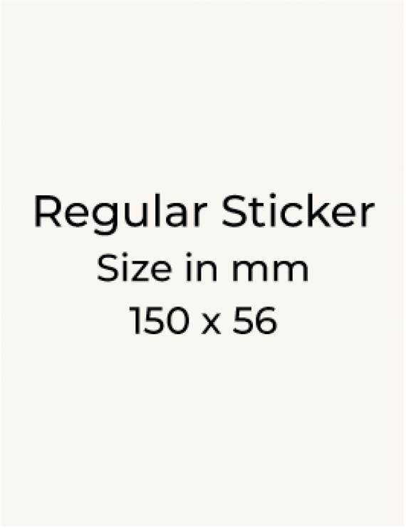 Stickers - 150 X 56mm