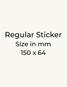 Stickers - 150 x 64mm