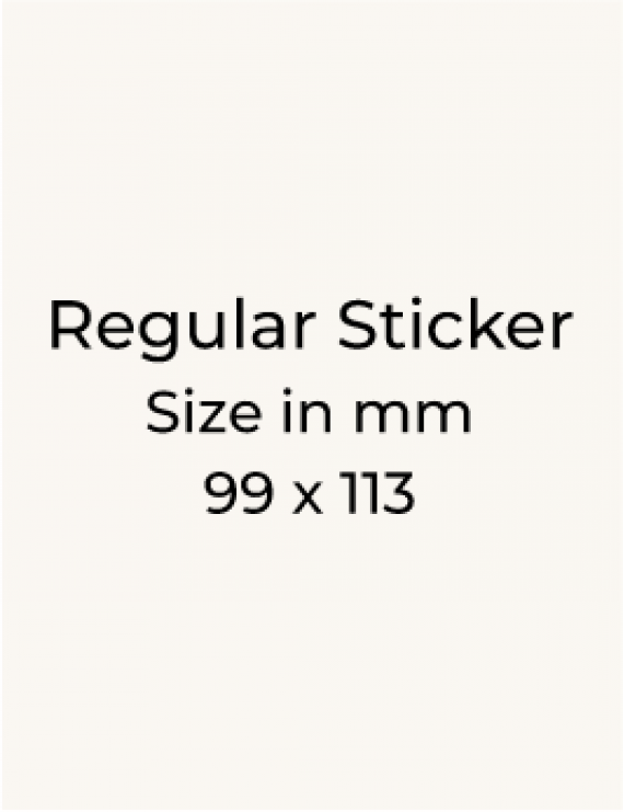 Stickers - 99 x 113mm