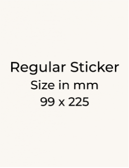 Stickers - 99 x 225mm