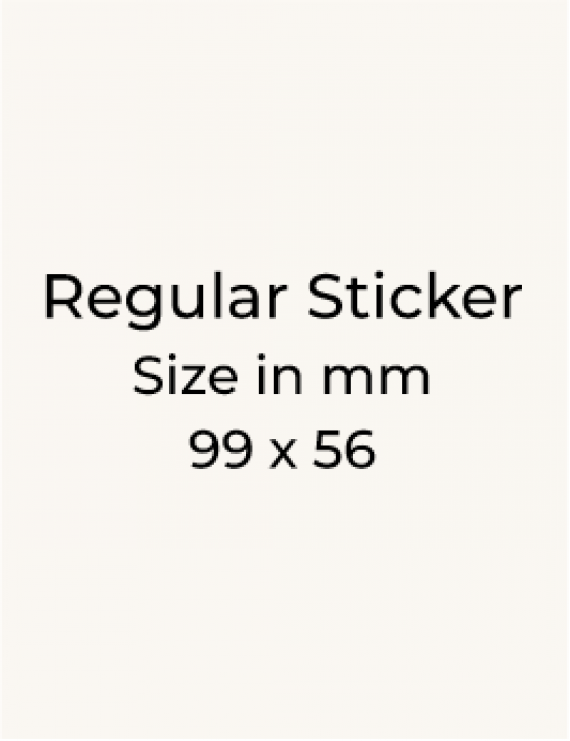 Stickers - 99 x 56mm