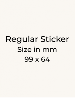 Stickers - 99 x 64mm
