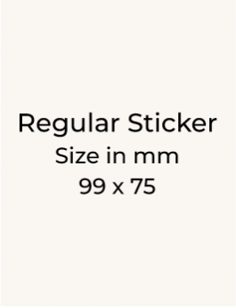 Stickers - 99 x 75mm