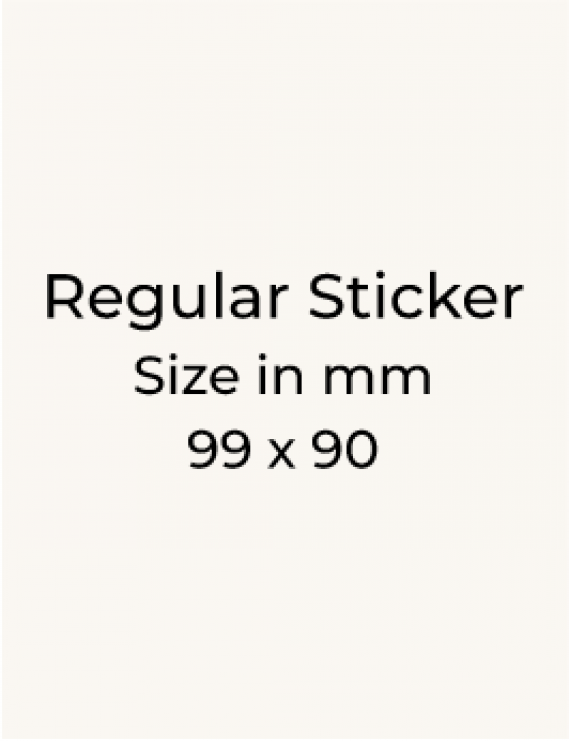 Stickers - 99 x 90mm
