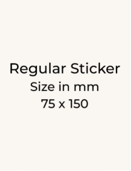 Stickers - 75 x 150mm