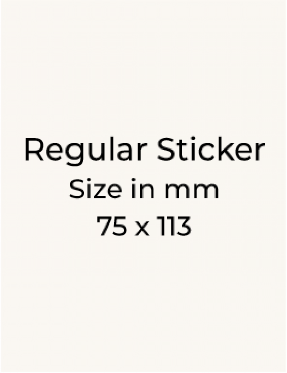 Stickers - 75 x 113mm
