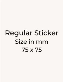 Stickers - 75 x 75mm
