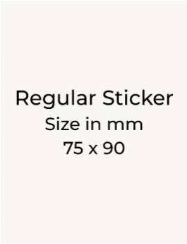 Stickers - 75 x 90mm