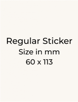Stickers - 60 x 113mm