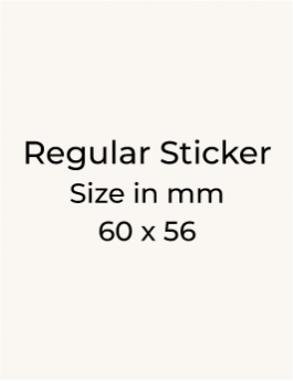 Stickers - 60 x 56mm