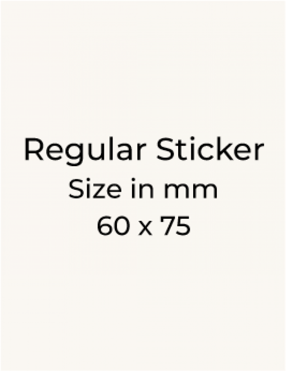 Stickers - 60 X 75mm