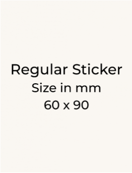 Stickers - 60 x 90mm