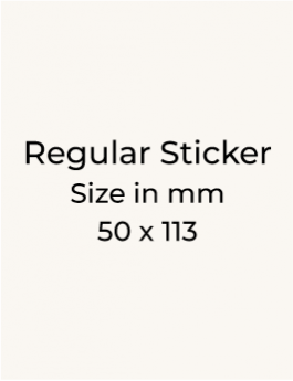 Stickers - 50 x 113mm
