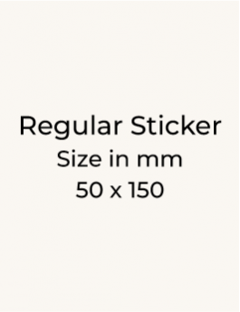 Stickers - 50 x 150mm