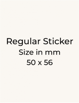 Stickers - 50 x 56mm