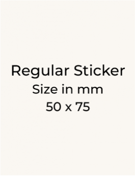 Stickers - 50 x 75mm