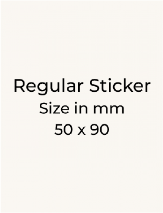 Stickers - 50 x 90mm