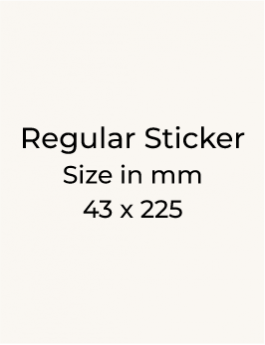 Stickers - 43 x 225mm
