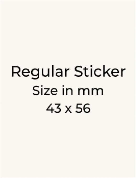 Stickers - 43 x 56mm