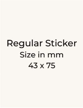 Stickers - 43 x 75mm