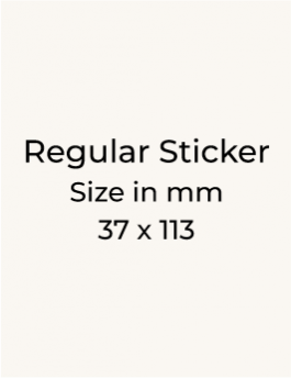 Stickers - 37 x 113mm