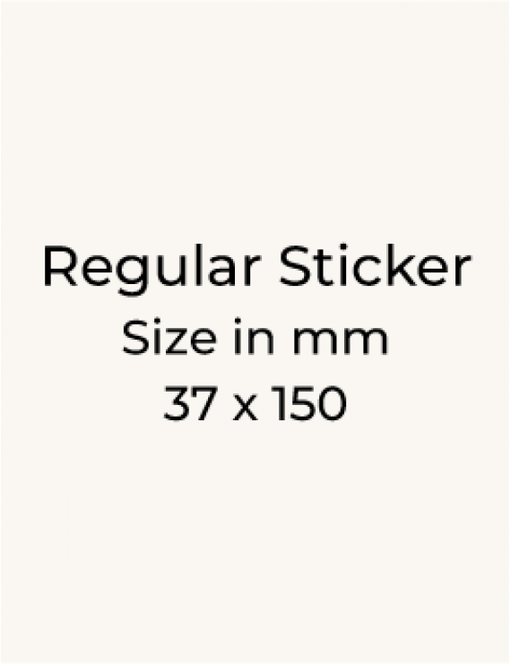 Stickers - 37 x 150mm