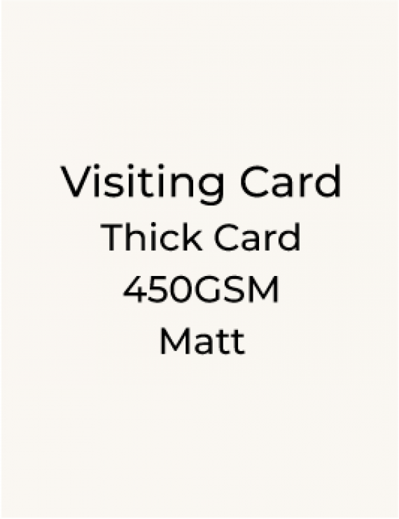 Thick Card 450 GSM Matt