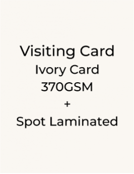 Ivory Card 370 GSM + Spot