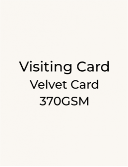 Velvet Card 370 GSM