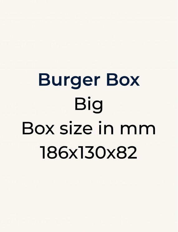 Big Burger Box (186 x 130 x 82)